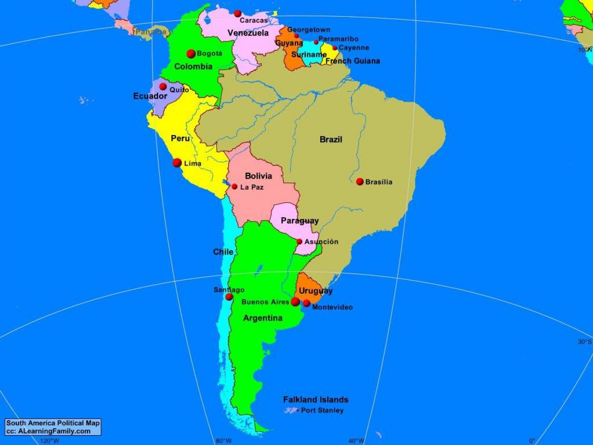 नक्शे के लीमा दक्षिण अमेरिका